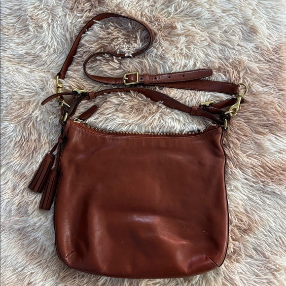 Vintage Coach Legacy Leather Courtenay 22381 Brown Leather Crossbody - Picture 9 of 15